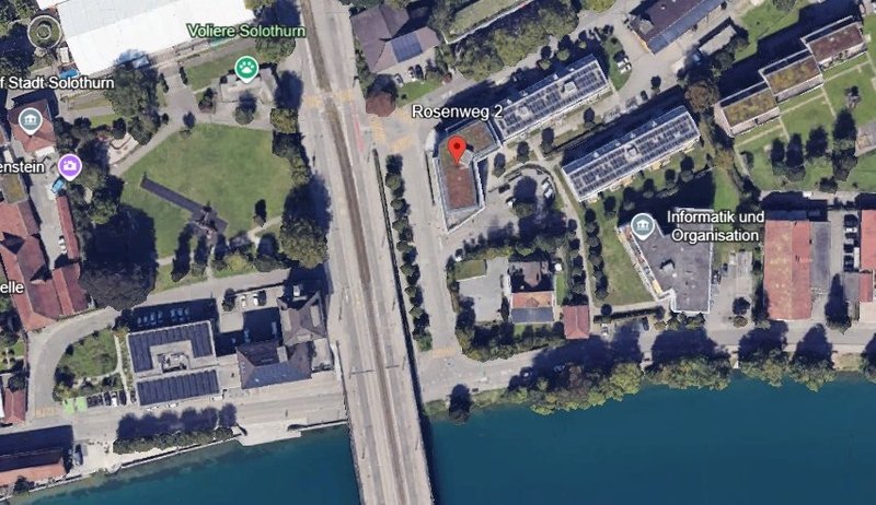 Vogelperspektive Rosenweg 2