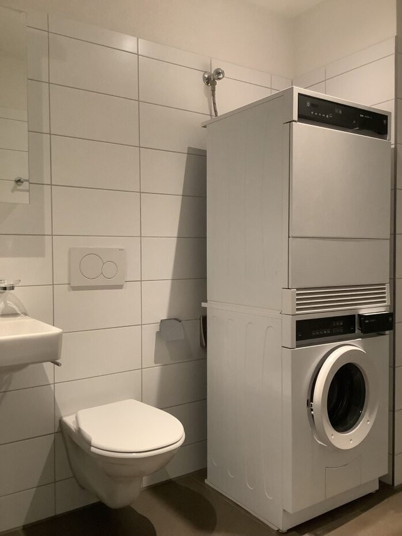 Bad mit Waschturm