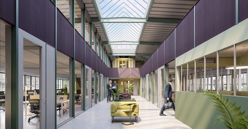 Atrium D00 im 2. und 3. OG