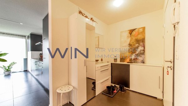 Grosszügig auch im Eingangsbereich