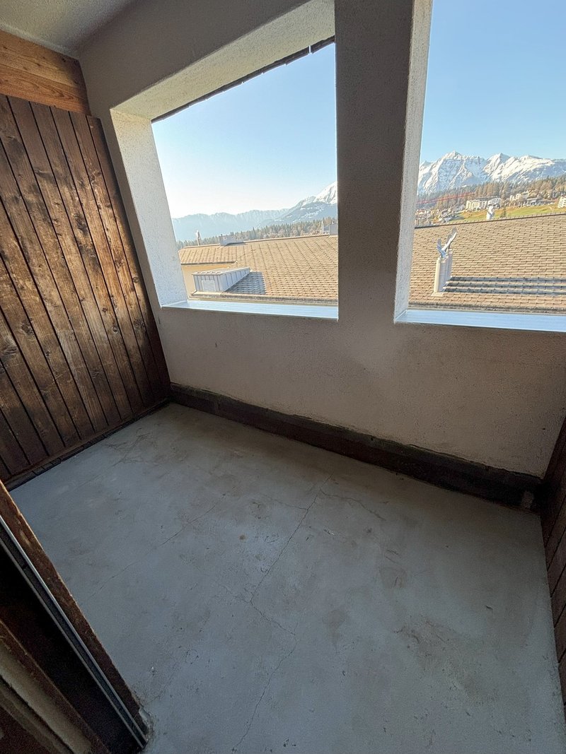 Balkon eines Personalzimmers