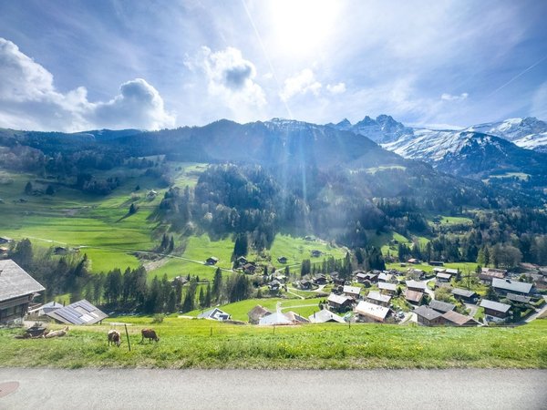 Vue Sud balcon-terrasse