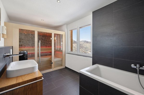 Badezimmer mit Sauna