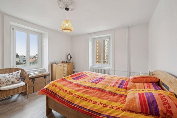 Schlafzimmer mit Wohlfühlatmosphäre