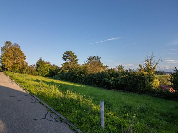 Bauland mit Hanglage