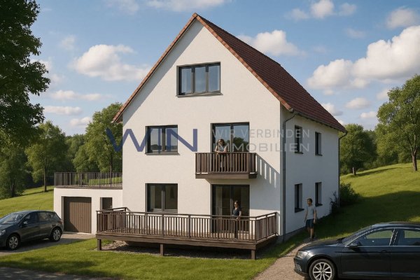 Neubau im Grünen, top Qualität