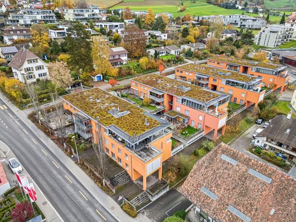 Drohnenaufnahme der Liegenschaft