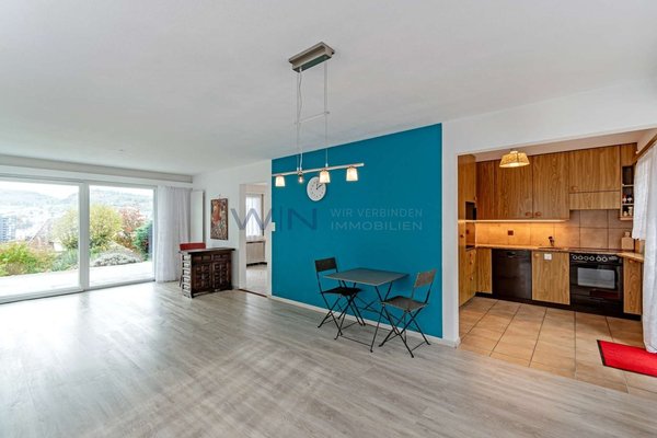 Fensterfront zur Panorama-Terrasse