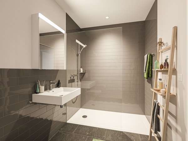 Visualisierung Nero Badezimmer