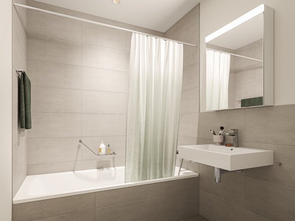 Visualisierung Bianco Badezimmer