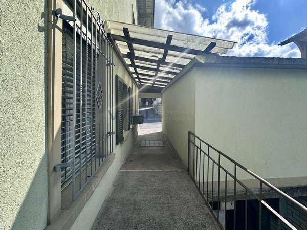 Wettergeschützter Eingang