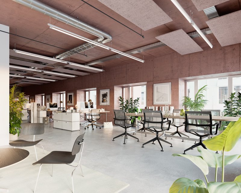 Visualisierung Büro