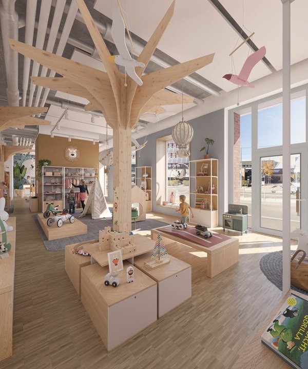 Visualisierung Ladenfläche