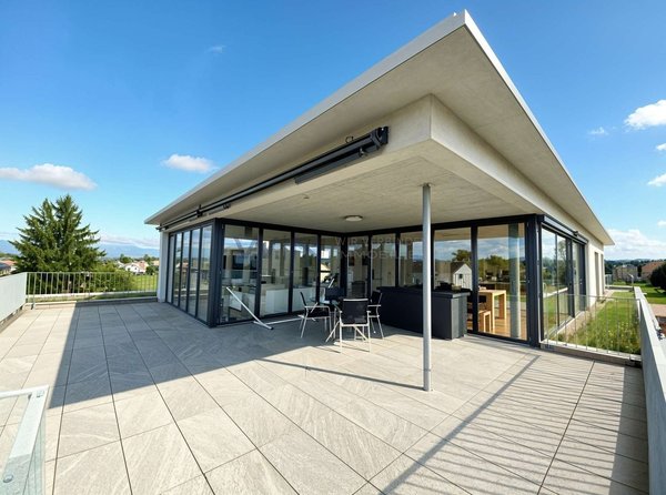 Sonnenmarkisen und Weitsicht