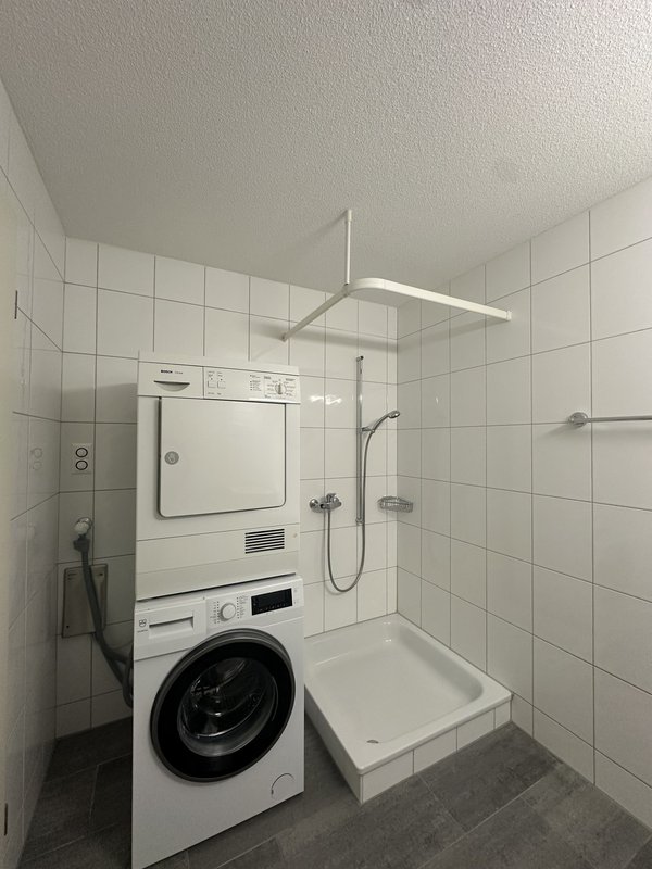 WC Dusche mit Waschturm