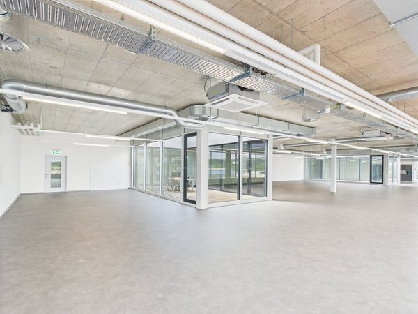 Gewerbefläche mit zwei Lichthöfen