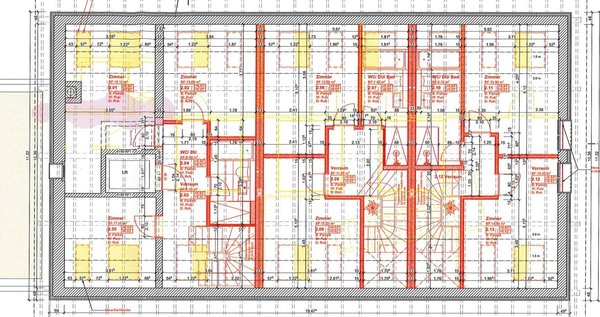 Grundrissplan Dachgeschoss