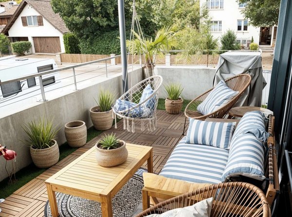 Der Sommer lockt - Garten, Maritim - (KI generiert)