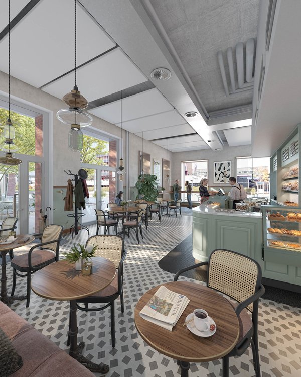 Visualisierung Cafè / Bäckerei