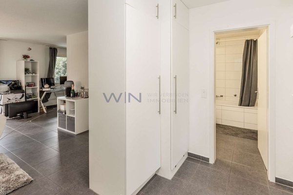 genügend Garderobenplatz 