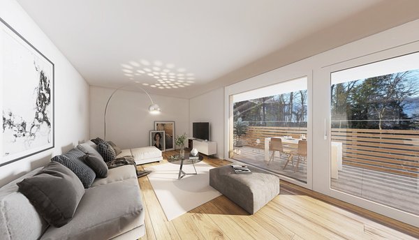 Visualisierung Haus B - 2. OG Ost links