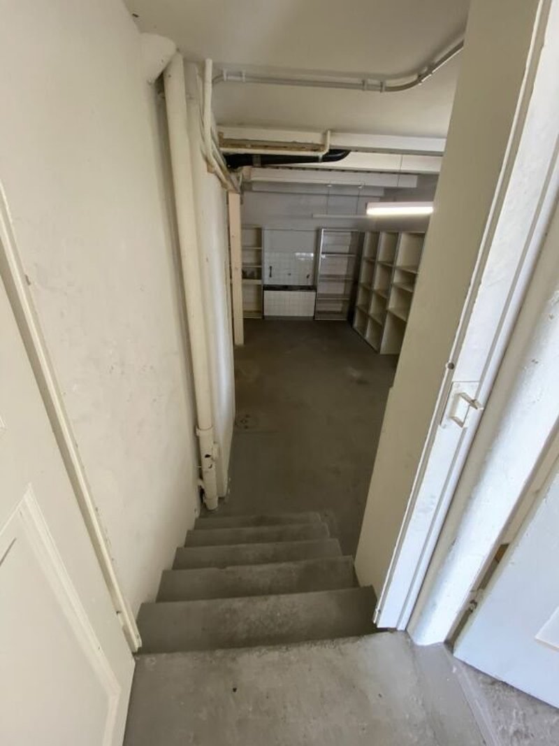 Treppe zur Werkstatt