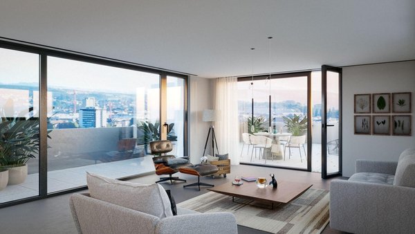 Wohnzimmer mit Weitsicht