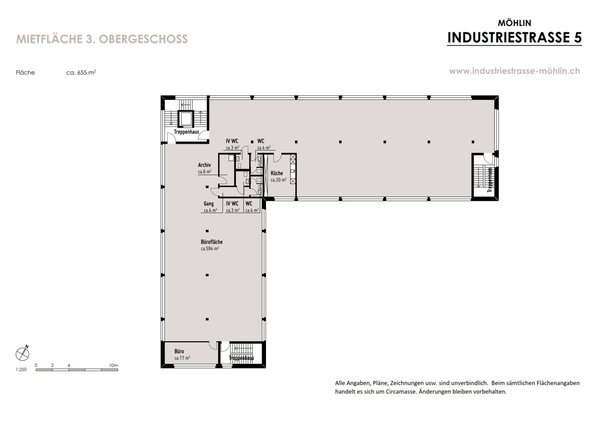 Grundrissplan Gesamtfläche