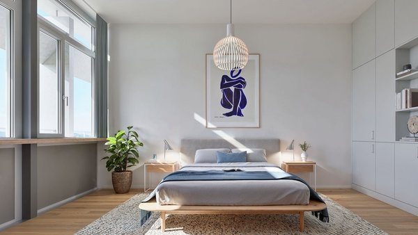 Schlafzimmer - Rendering