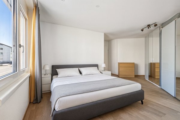 Schlafzimmer mit Bad en suite