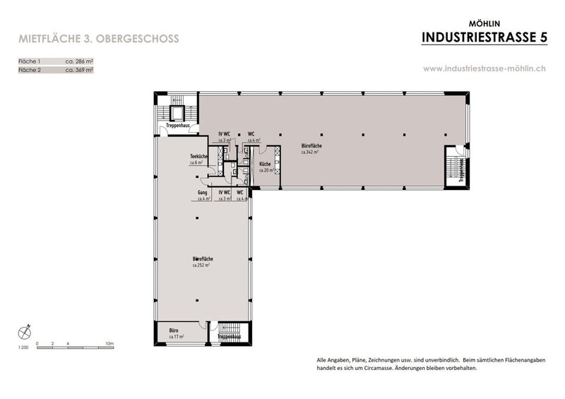 Grundrissplan Teilfläche
