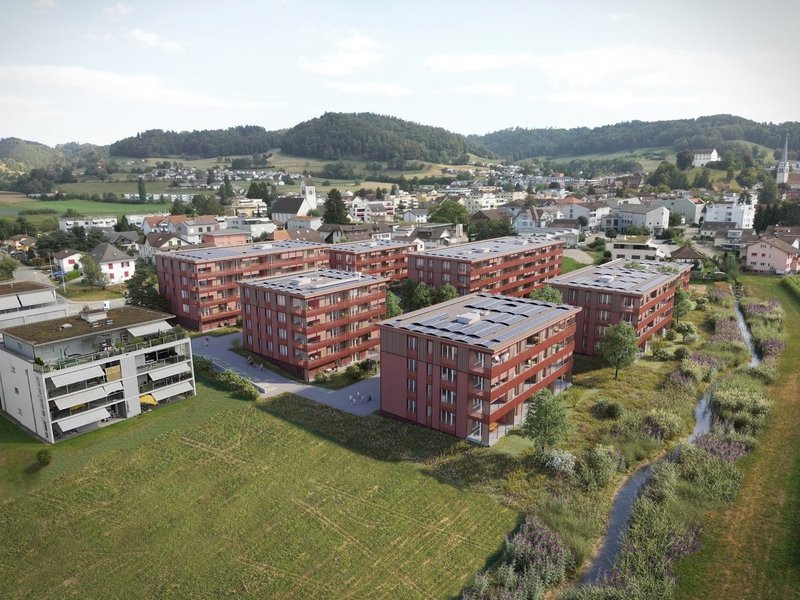 Aussenansicht gesamte Überbauung