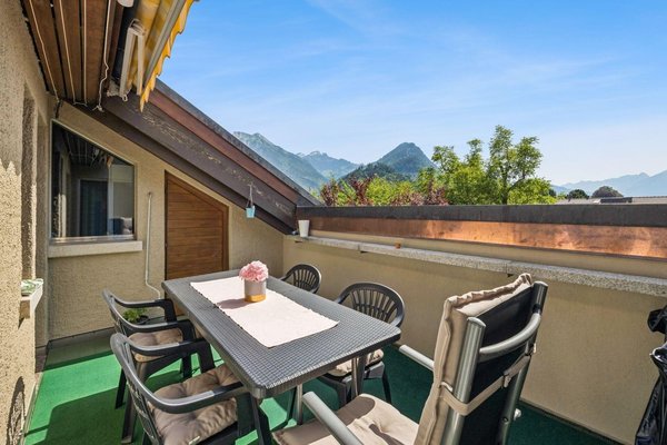 Dachterrasse mit Alpenpanorama