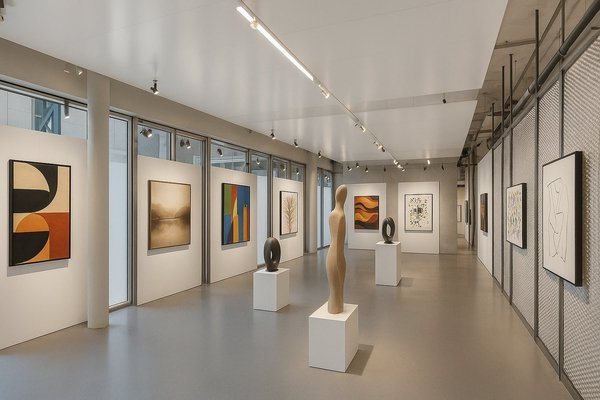 Visualisierung Kunstgalerie