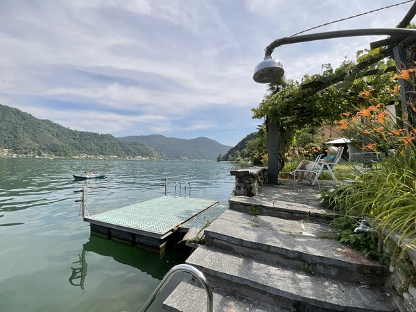 Eigene Badestelle auf dem Grundstück