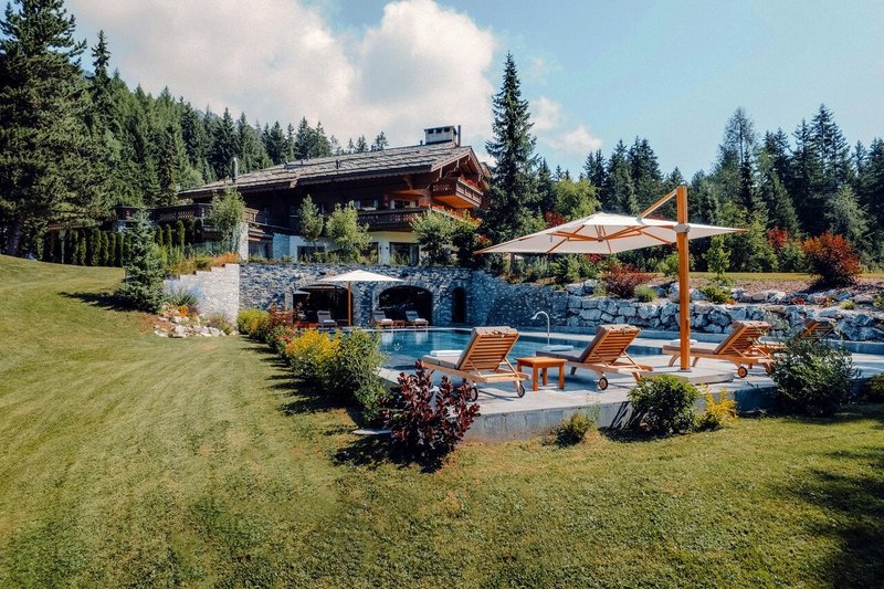 Vue extérieure en été