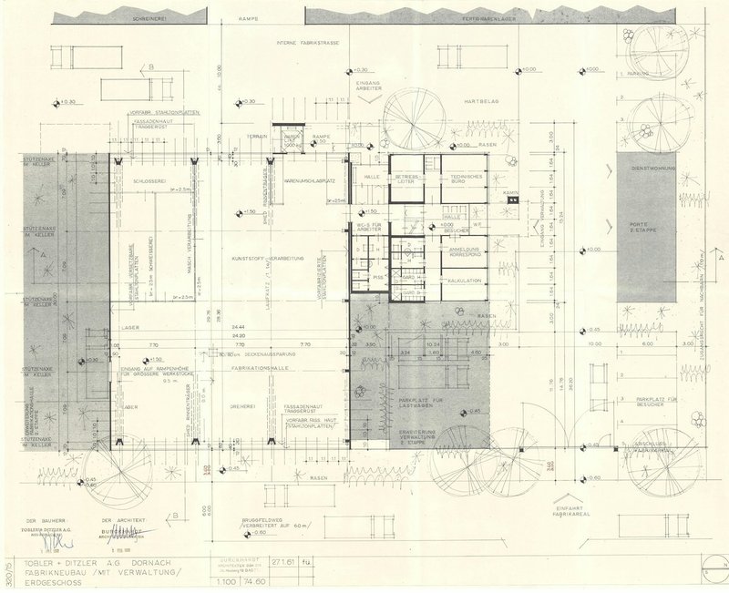 Lagerhalle + Büro Erdgeschoss