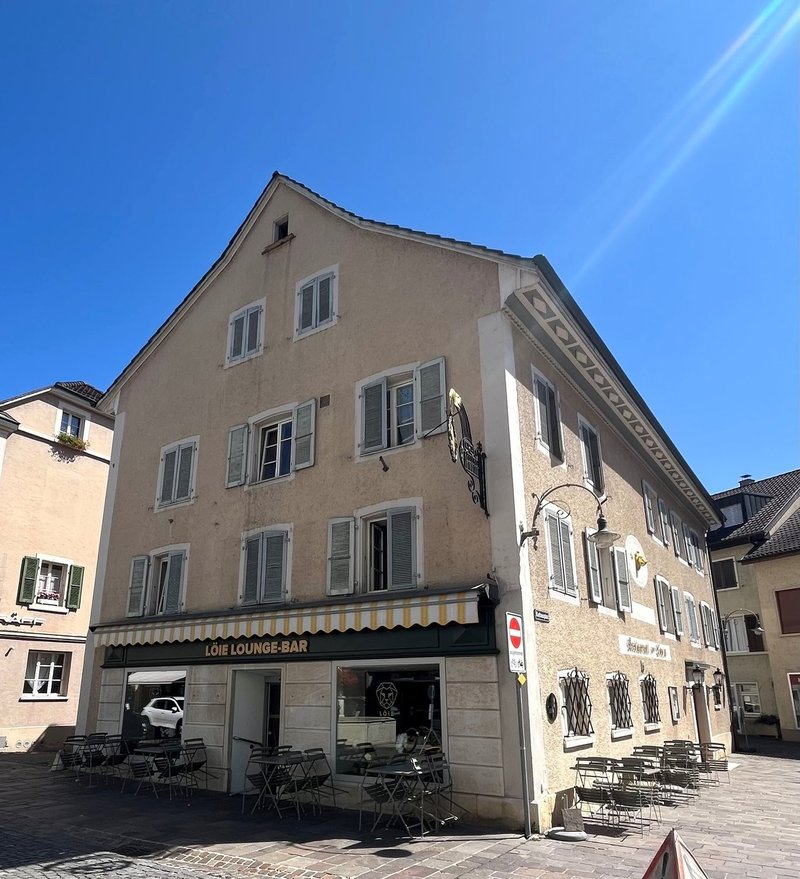 Aussenansicht, zentrale Lage mitten im Stedtli