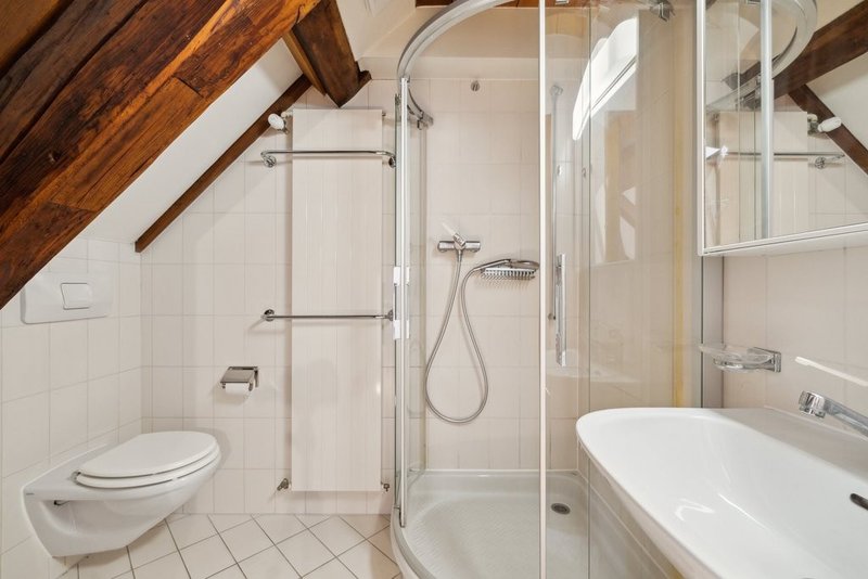 Badezimmer mit Dusche 