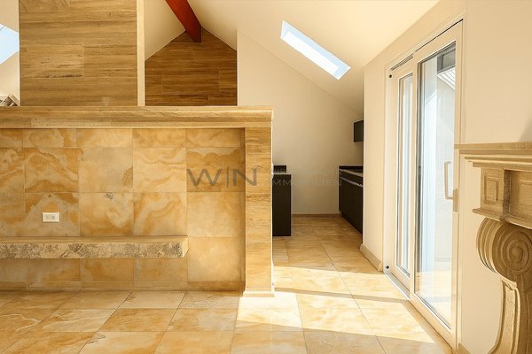 Attika - komplett Stein-Optik