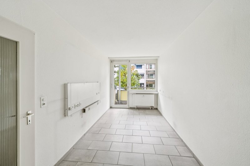 Laborbereich Blick zum Balkon