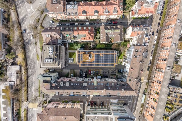 Vogelperspektive von oben