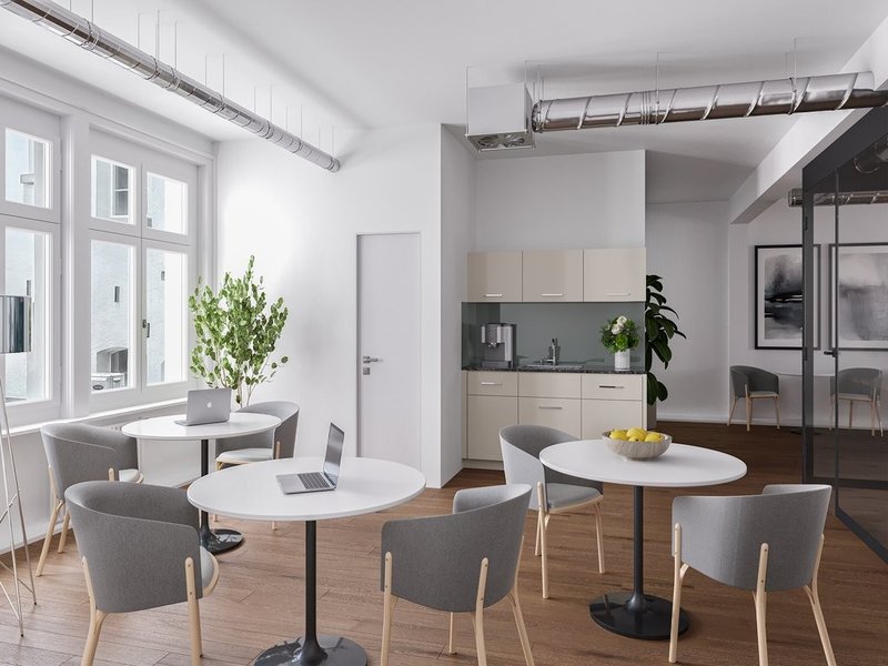 Küche und Pausenecke