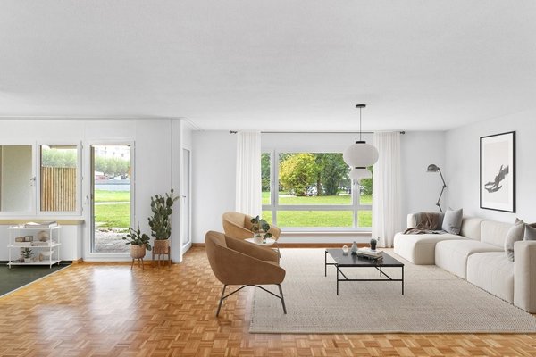 Wohn- und Schlafzimmer