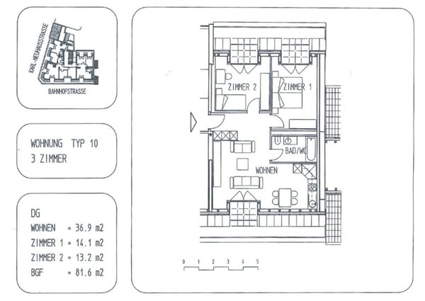 Grundriss WHG Nr. 61