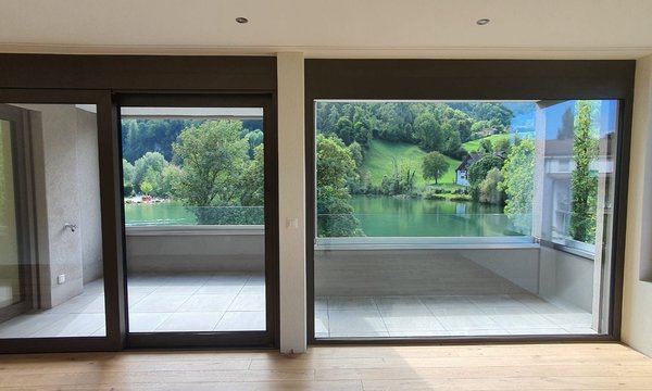 Wohnzimmer Ausblick See