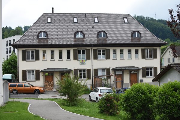 Fassadenansicht WG im rechten Teil