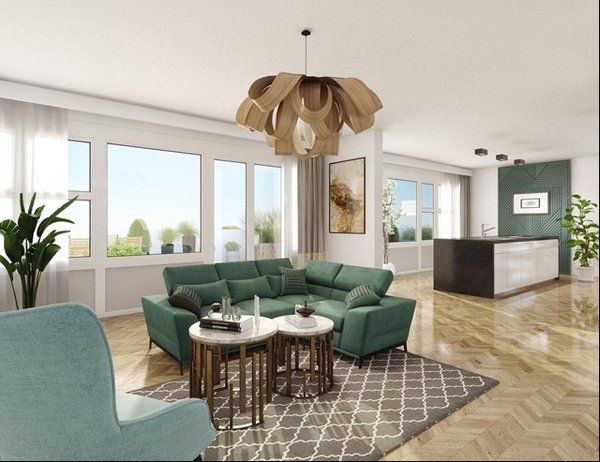 Visualisierung Wohnzimmer