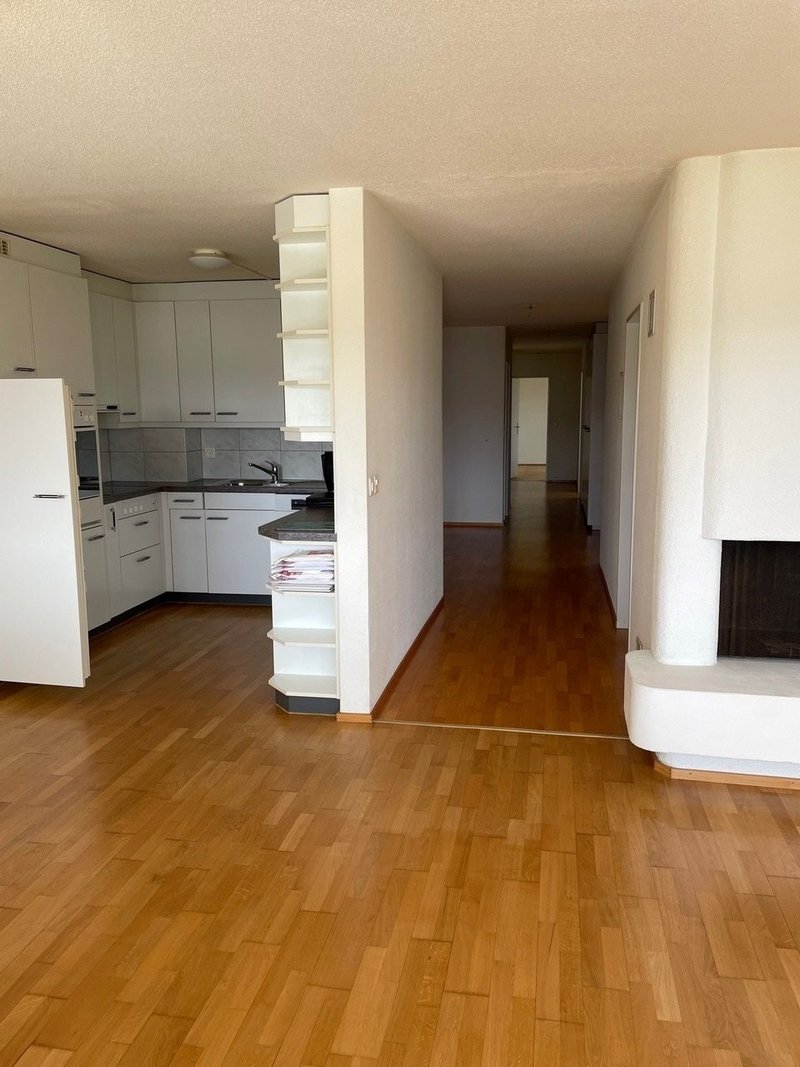 Küche und Korridor