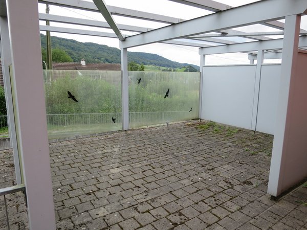 Sitzplatz Nordostseite (über Garage)